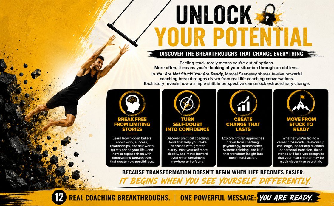 Amazon A+ Content panel — Unlock Your Potential, You Are Not Stuck